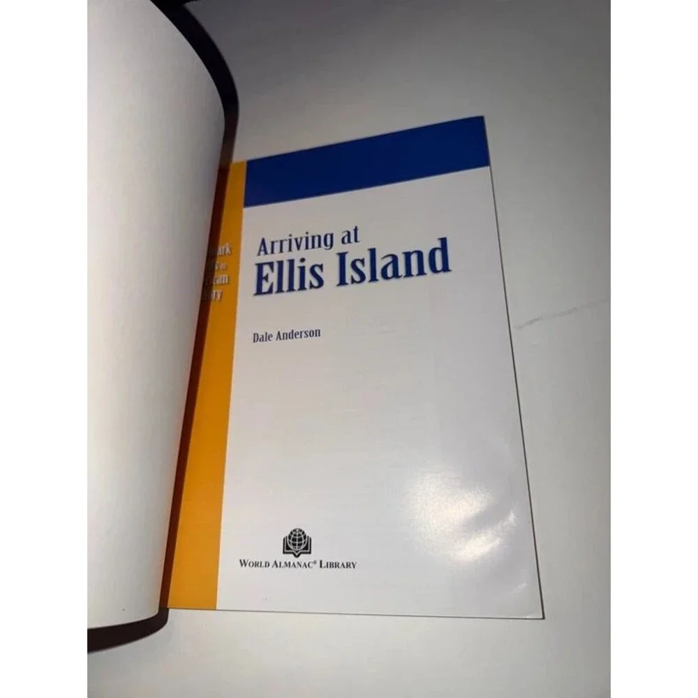 Arriving at Ellis Island book